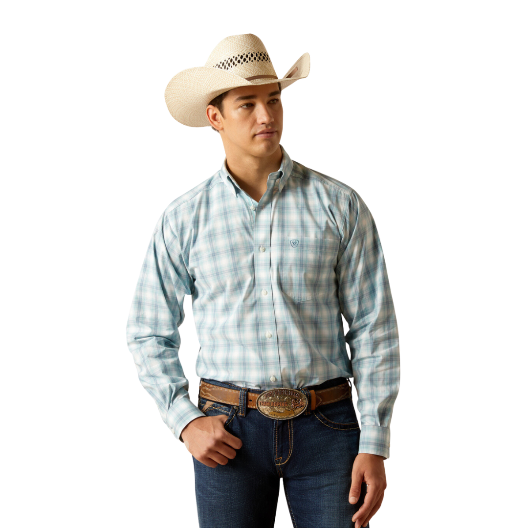 Ariat Men's Pro Elan Blue Shirt