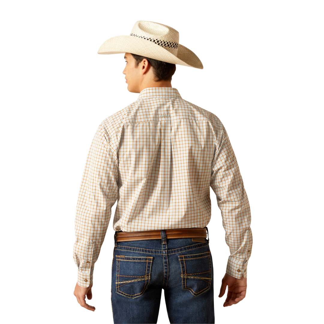 Ariat Men's Pro Eli Turquoise Shirt