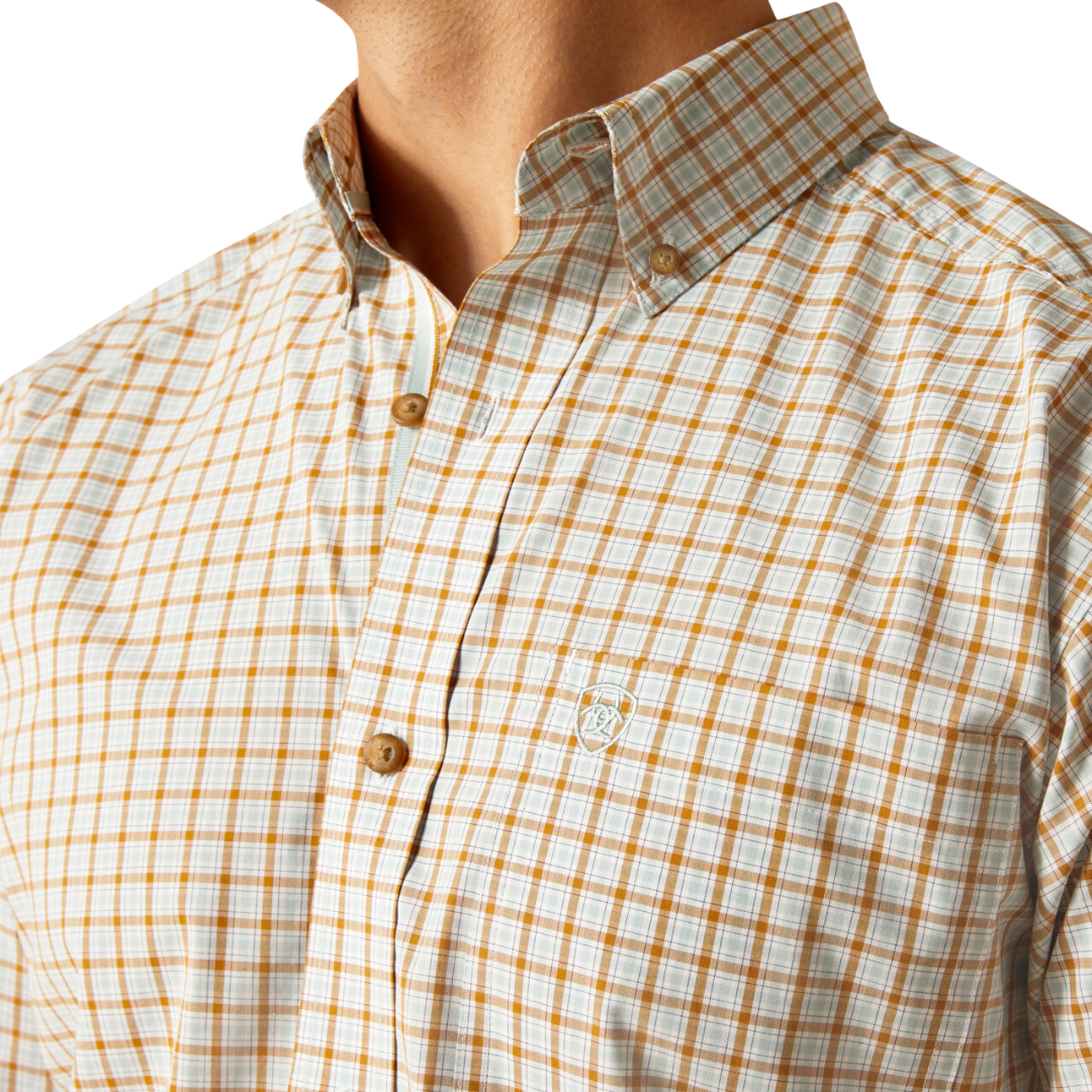 Ariat Men's Pro Eli Turquoise Shirt