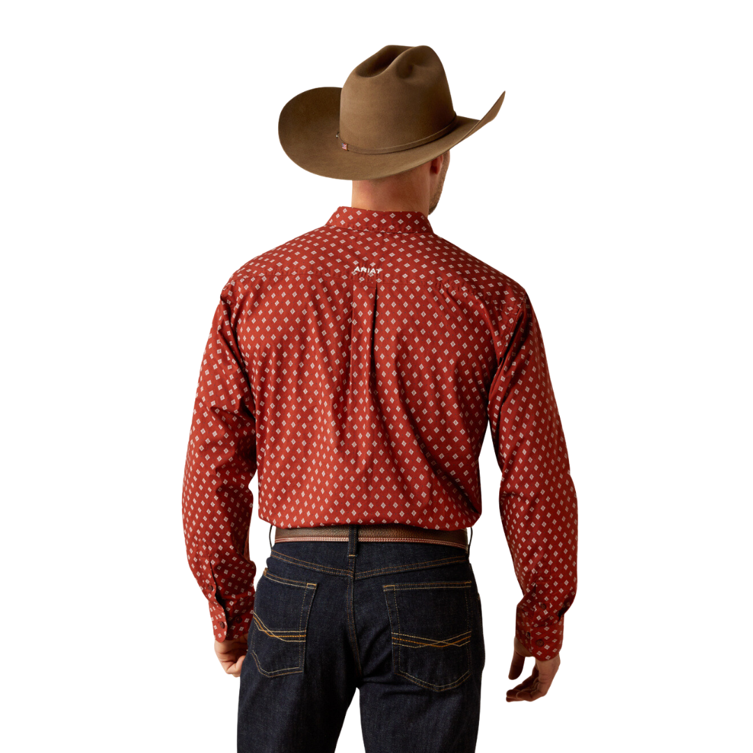 Ariat Men's Pax Burgundy Shirt