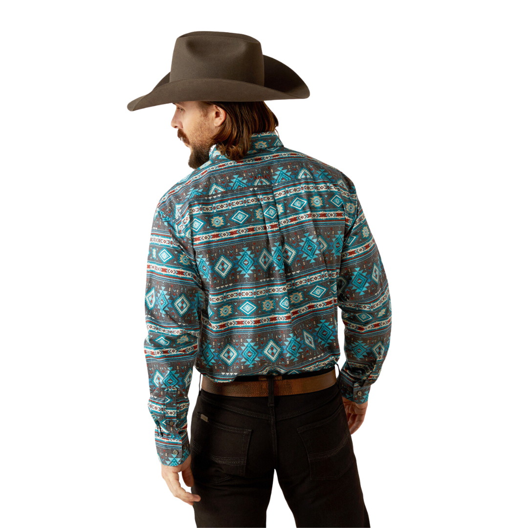 Ariat Men's Prestcot Teal Shirt