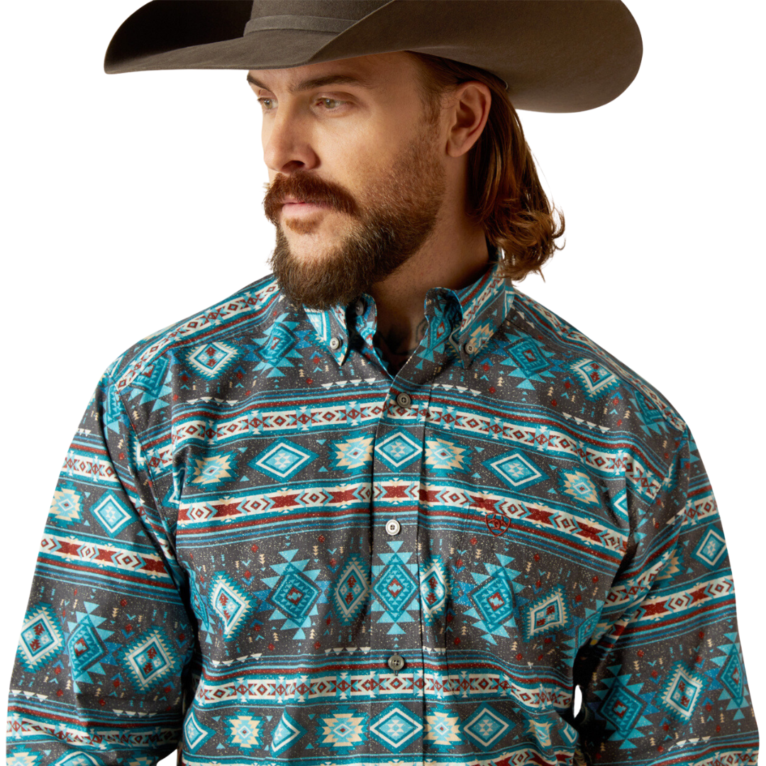 Ariat Men's Prestcot Teal Shirt