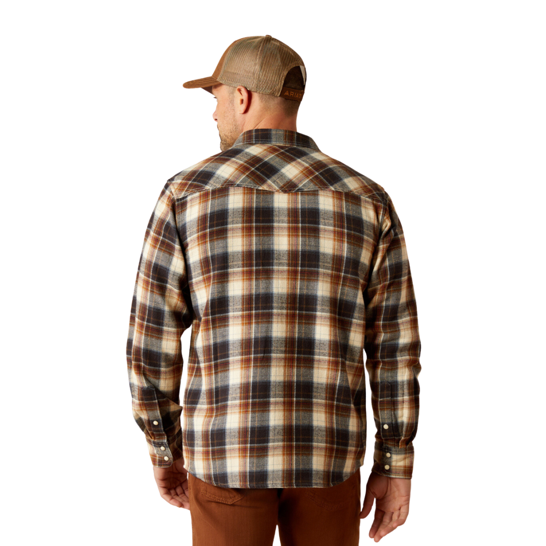 Ariat Men's Harford Retro Snap Black Shirt