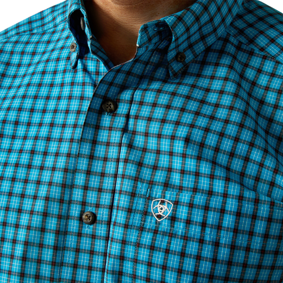 Ariat Men's Pro Jeffrey Blue Shirt
