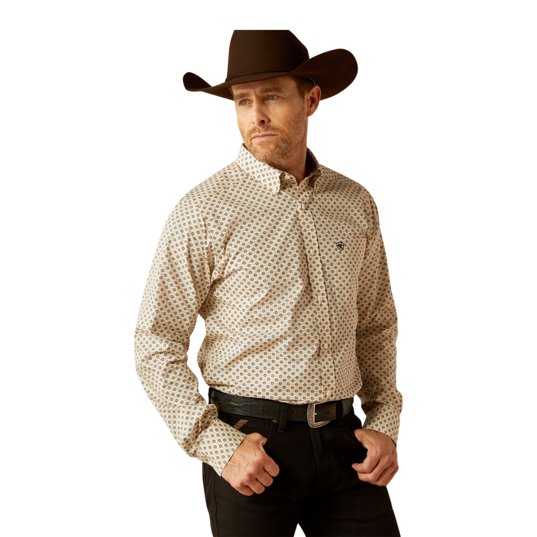 Ariat Men's Fraiser Cream Shirt