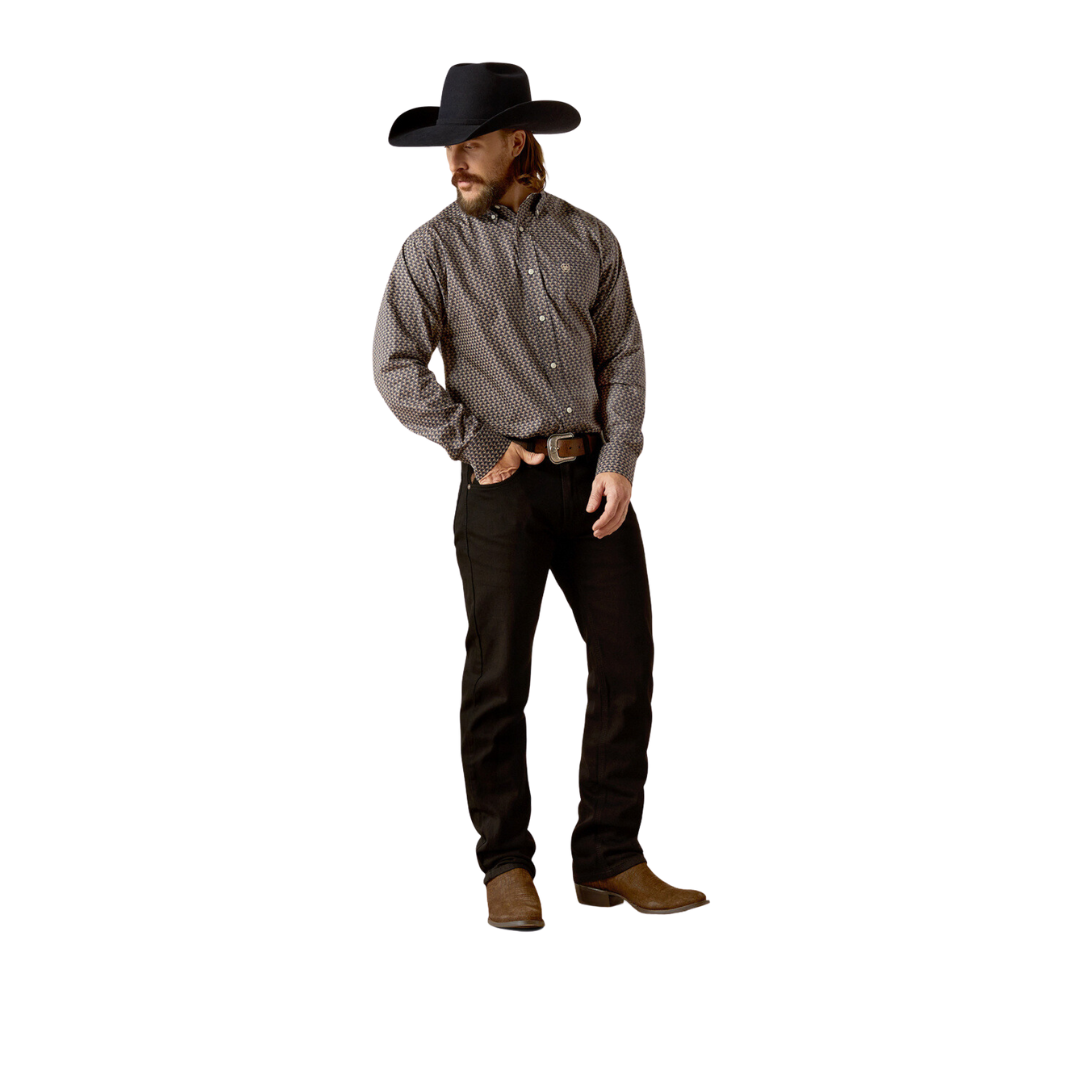 Ariat Men's Fields Dark Green Shirt