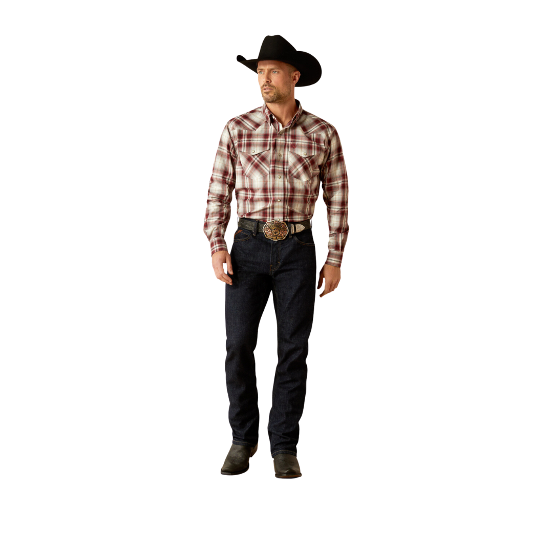 Ariat Men's Pro Walt Snap Red Shirt