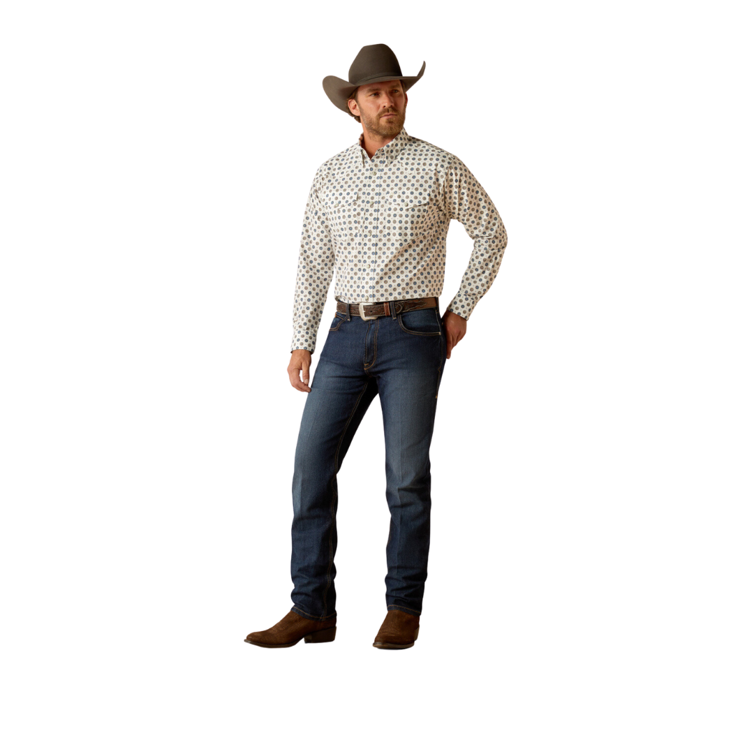 Ariat Men's Warren Snap White Shirt