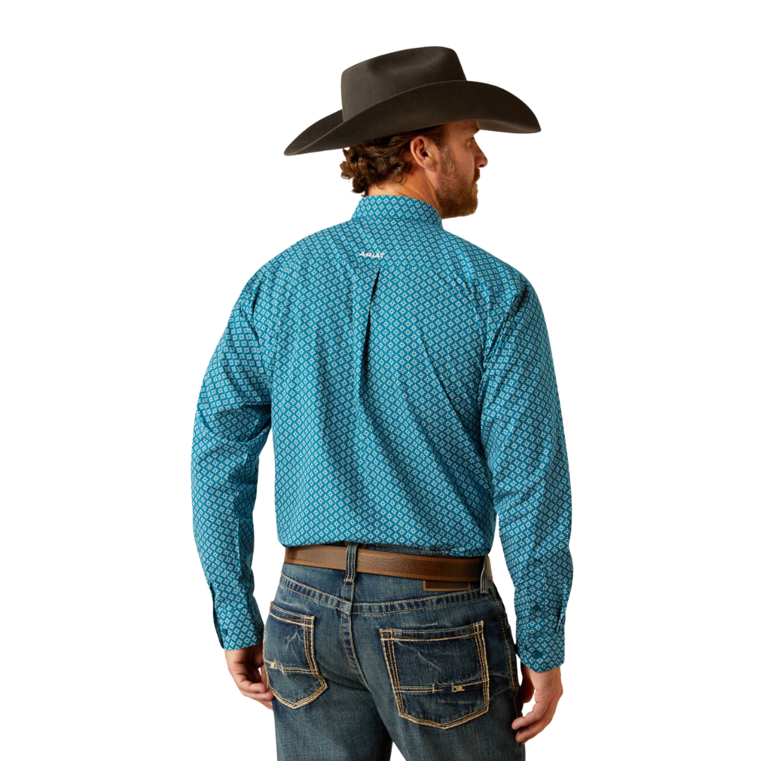 Ariat Men's Petey Dark Teal Shirt