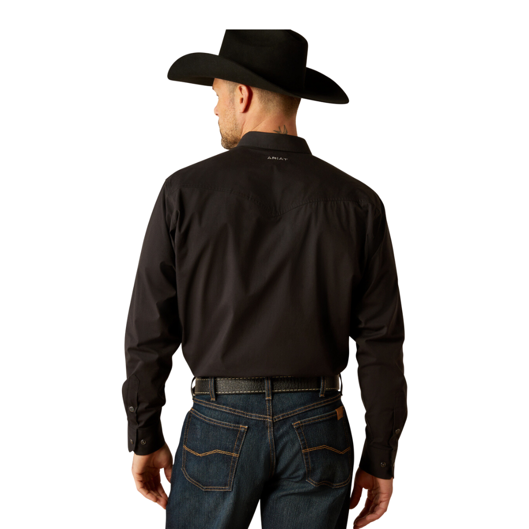Ariat Men's Relentless Pursuit Snap Black Shirt