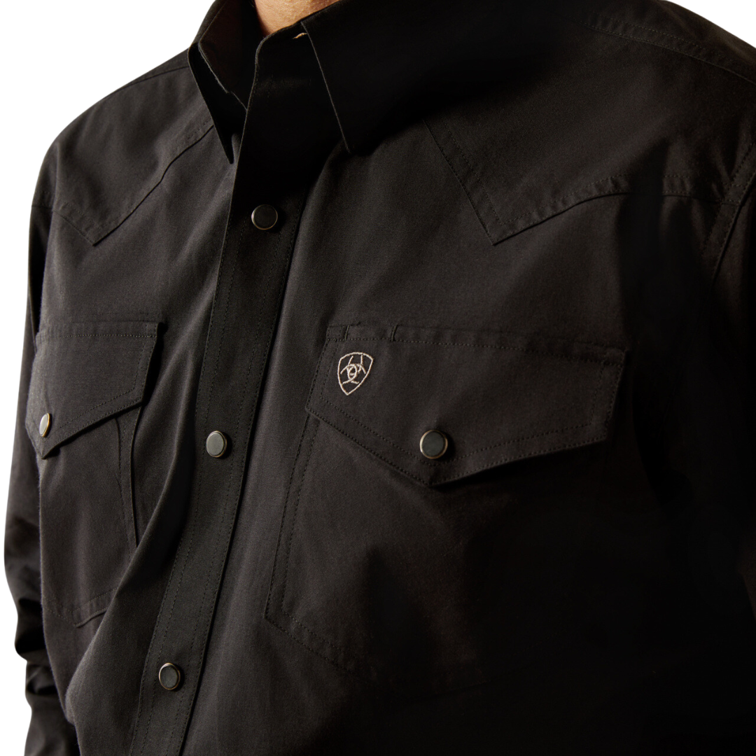 Ariat Men's Relentless Pursuit Snap Black Shirt