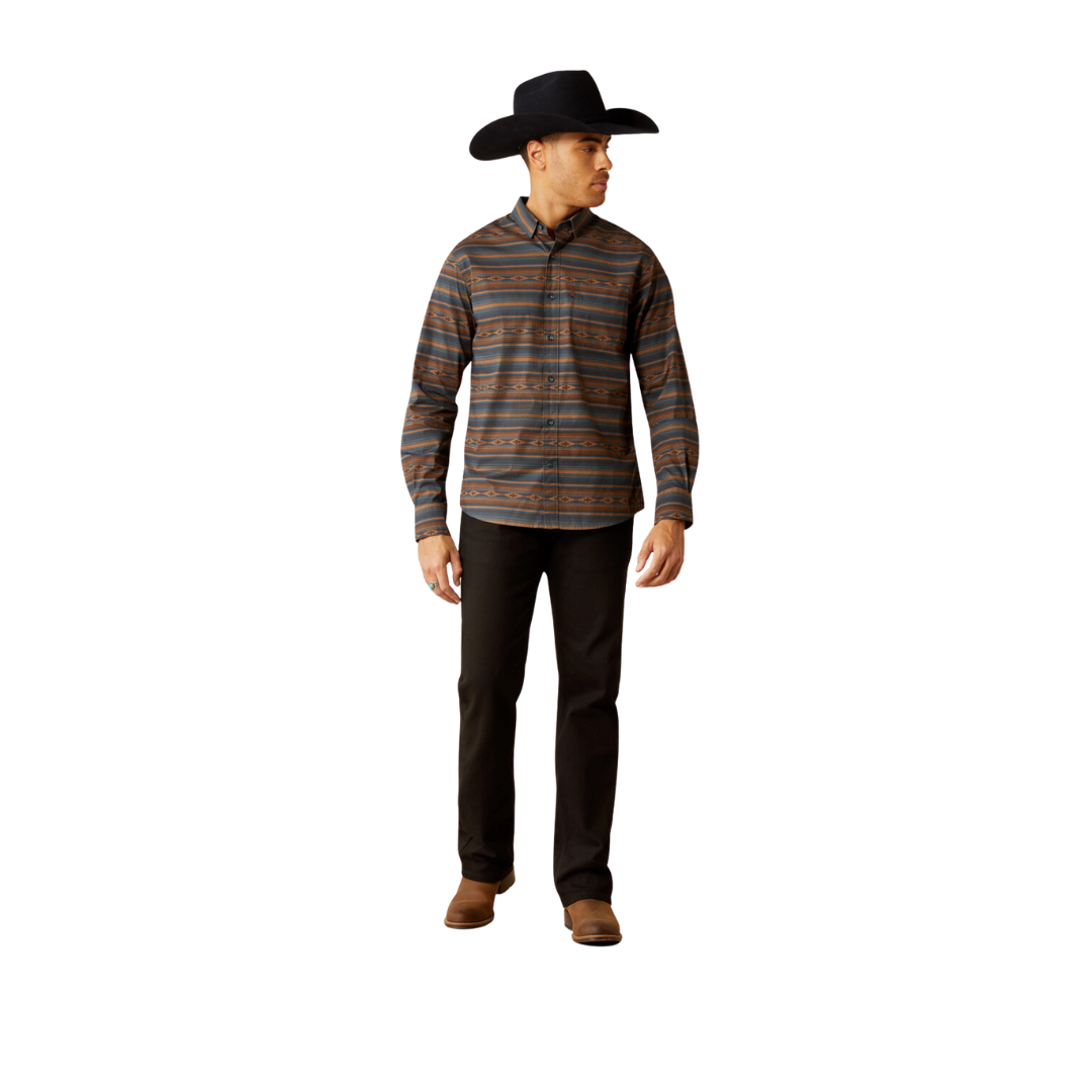 Ariat Men's Mayor Turquoise Shirt