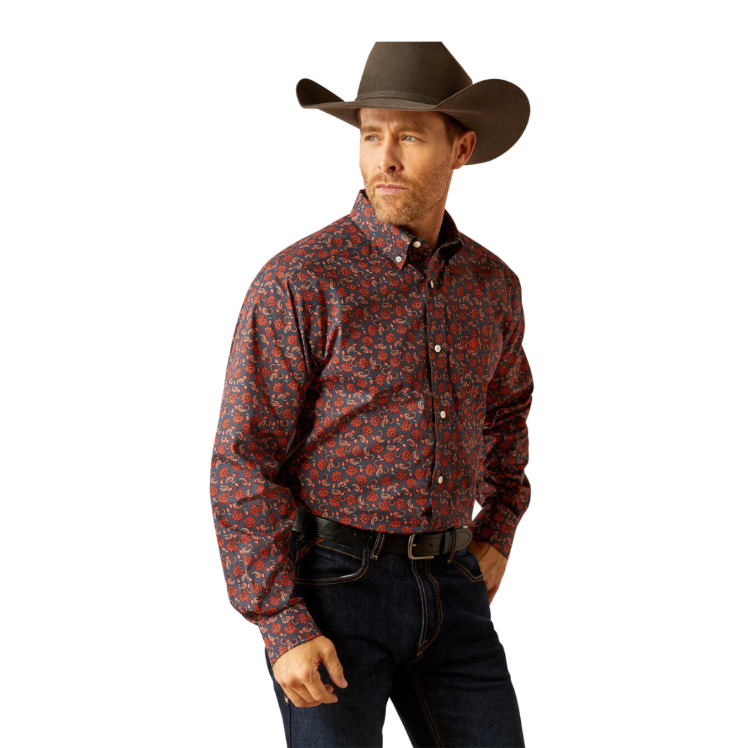 Ariat Men's Iman Navy Shirt