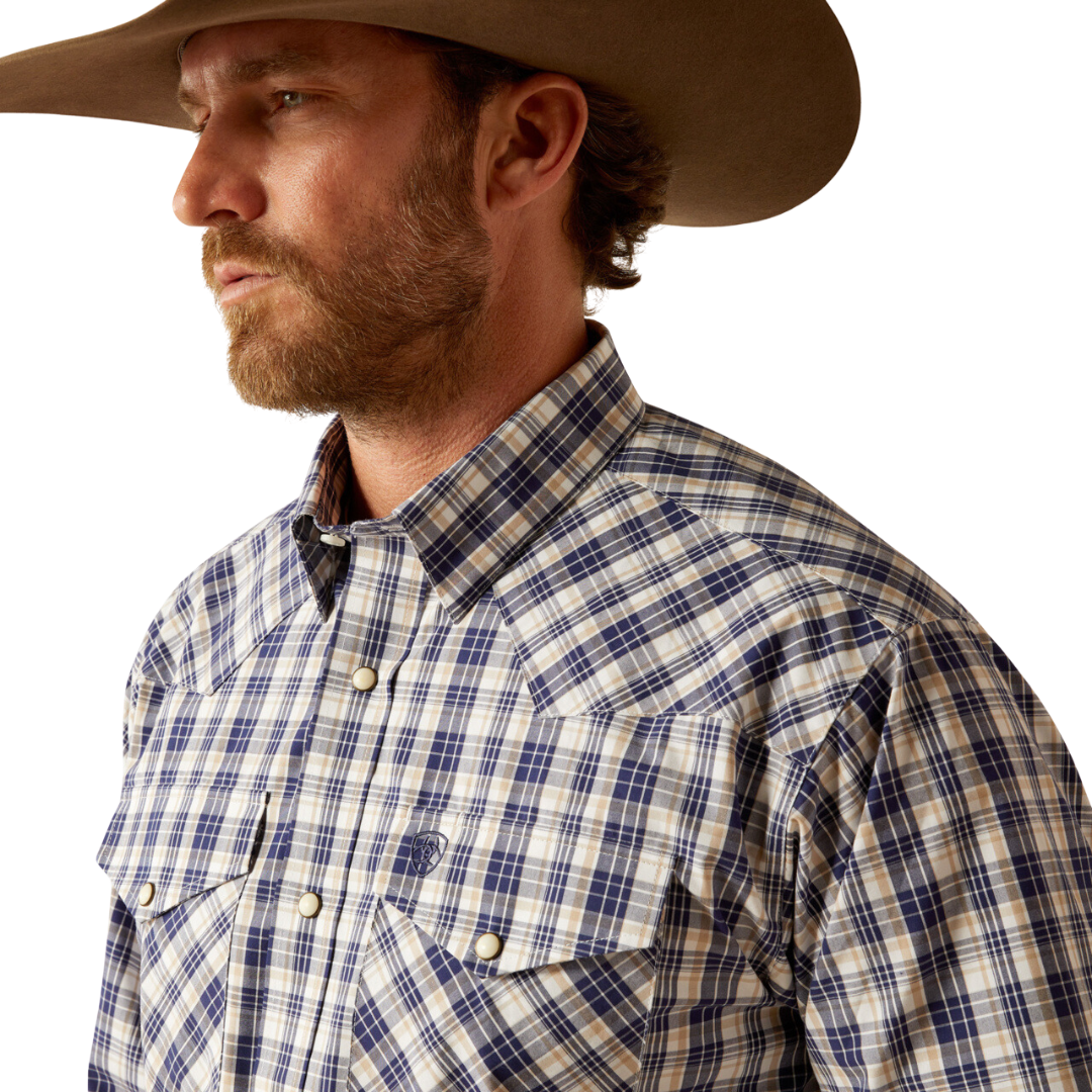 Ariat Men's Pro Caine Navy Shirt