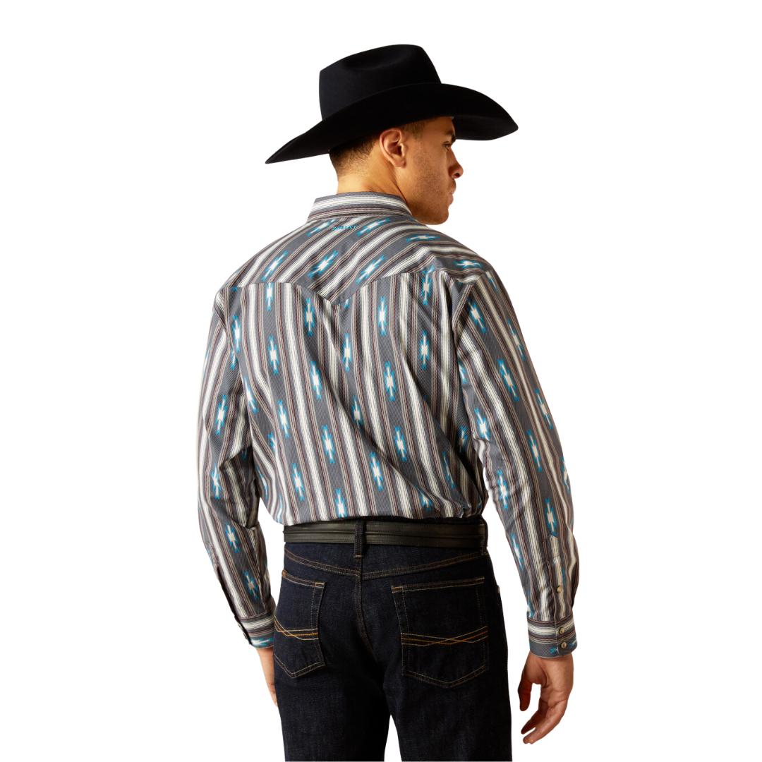 Ariat Men's Callahan Snap Grey Shirt