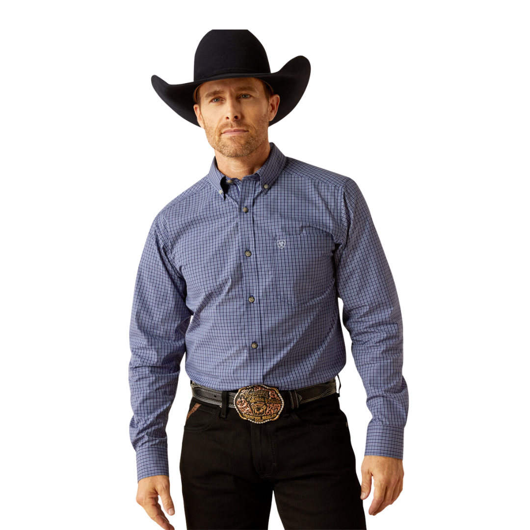 Ariat Men's Pro Calvin Navy Shirt