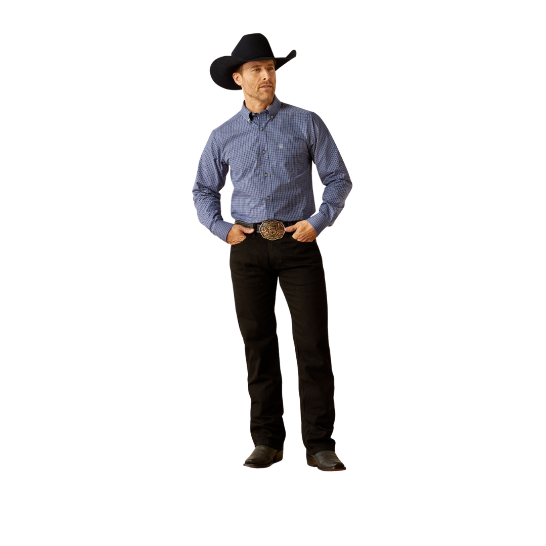 Ariat Men's Pro Calvin Navy Shirt