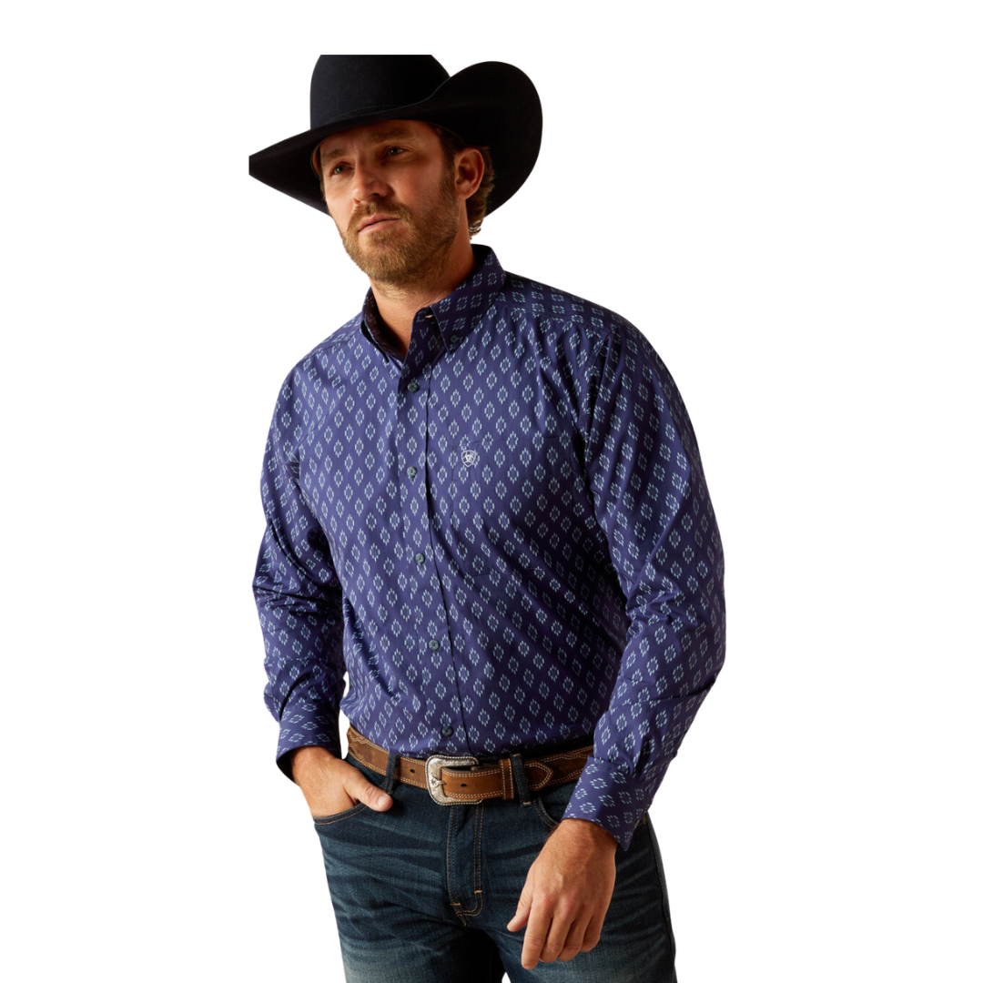 Ariat Men's Cade Navy Shirt