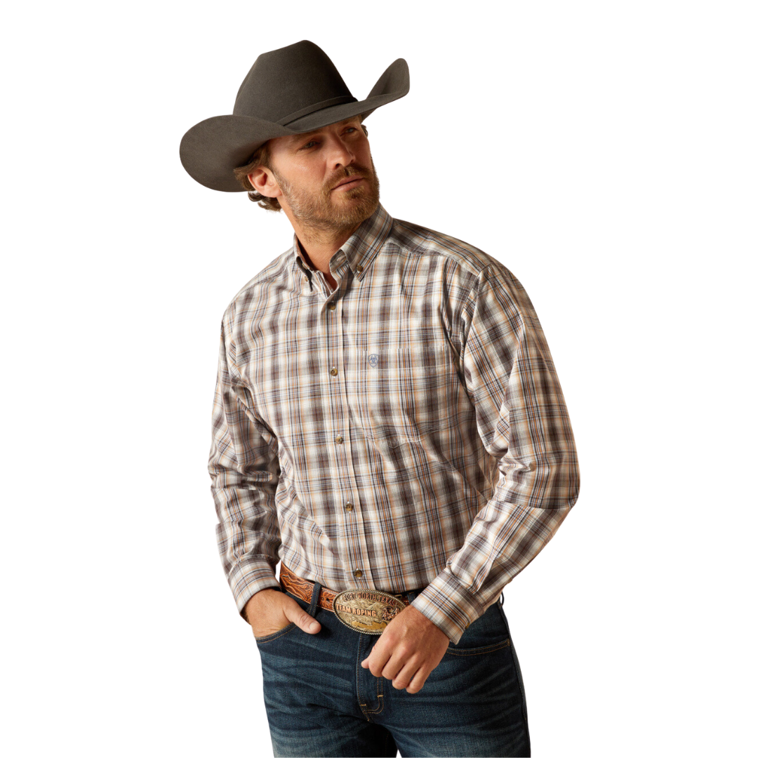 Ariat Men's Pro Casen Brown Shirt