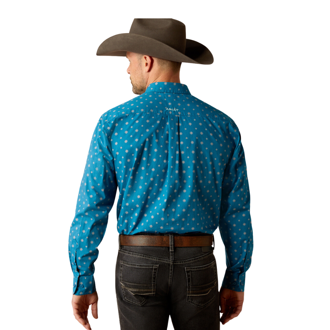 Ariat Men's Paxton Teal Shirt