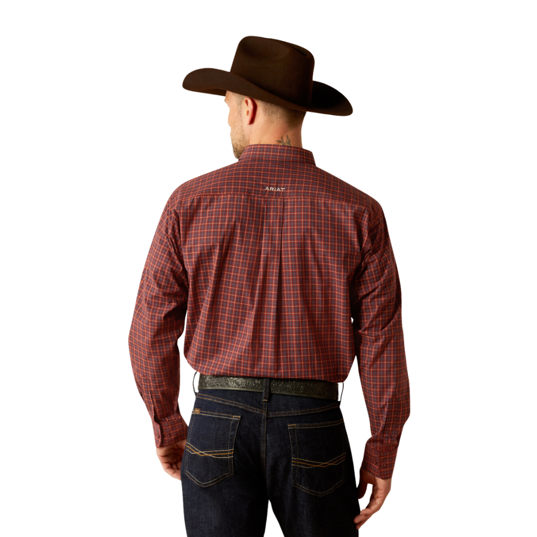 Ariat Men's Pro Pavel Burgundy Shirt