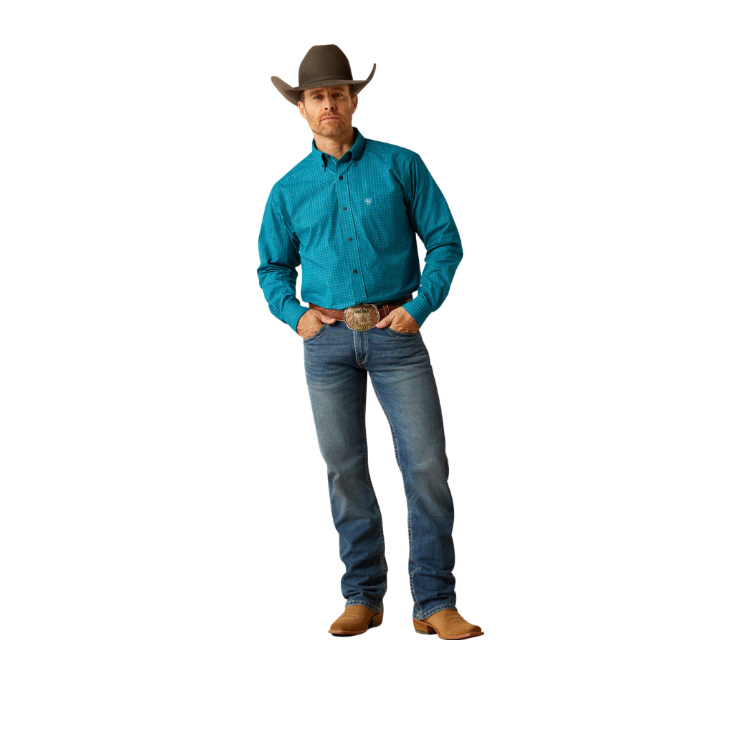 Ariat Men's Pro Porter Dark Teal Shirt