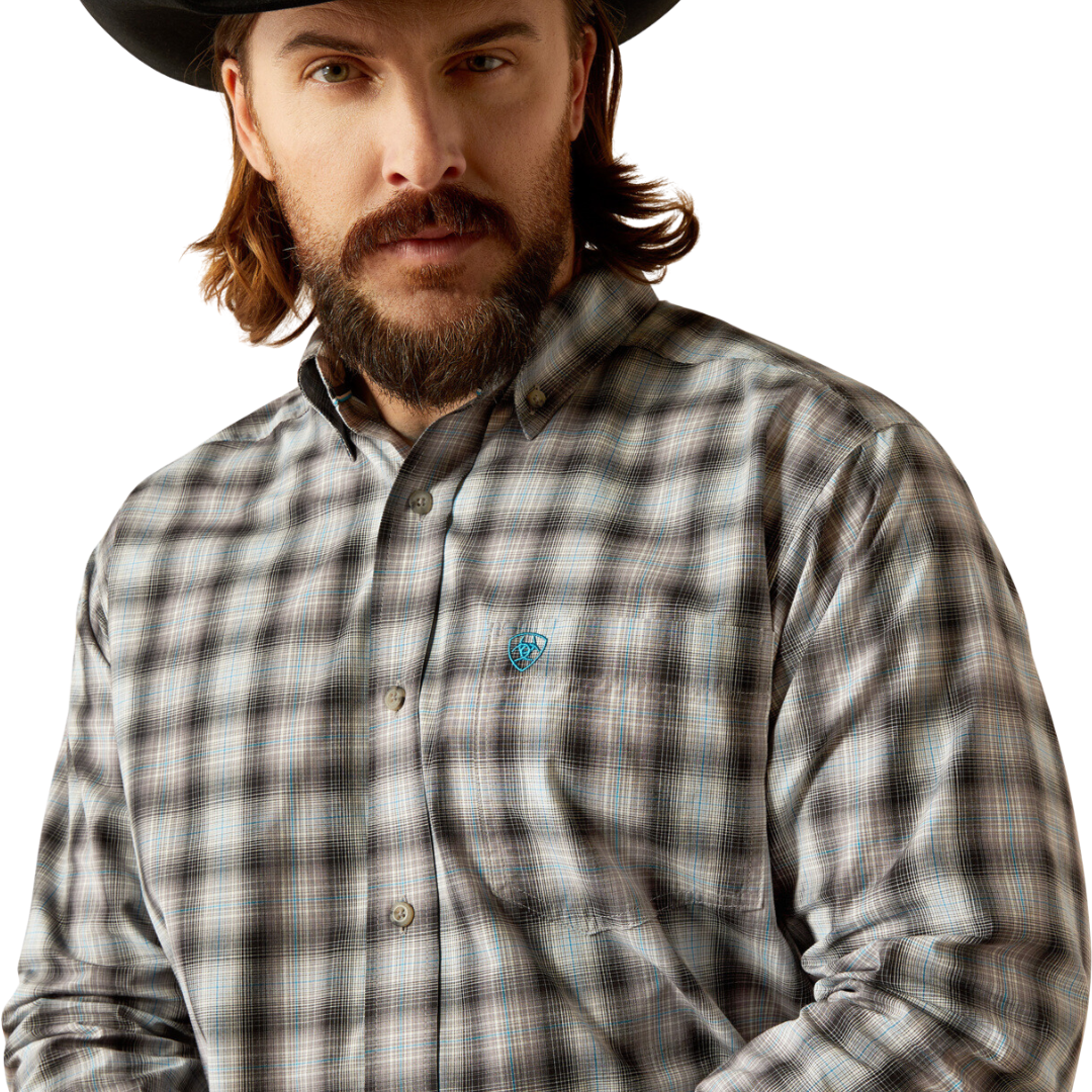 Ariat Men's Pro Jamison Grey Shirt