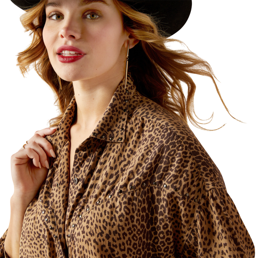 Ariat Women's Relaxed Leopard Mole Leopard Print