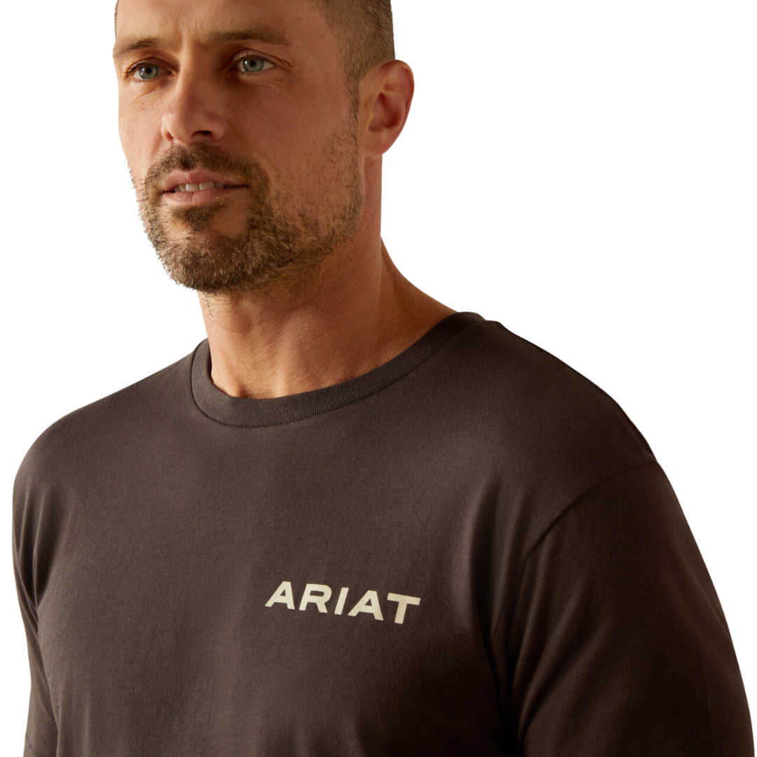 Ariat Men's Ambush Camo Vintage Black Shirt