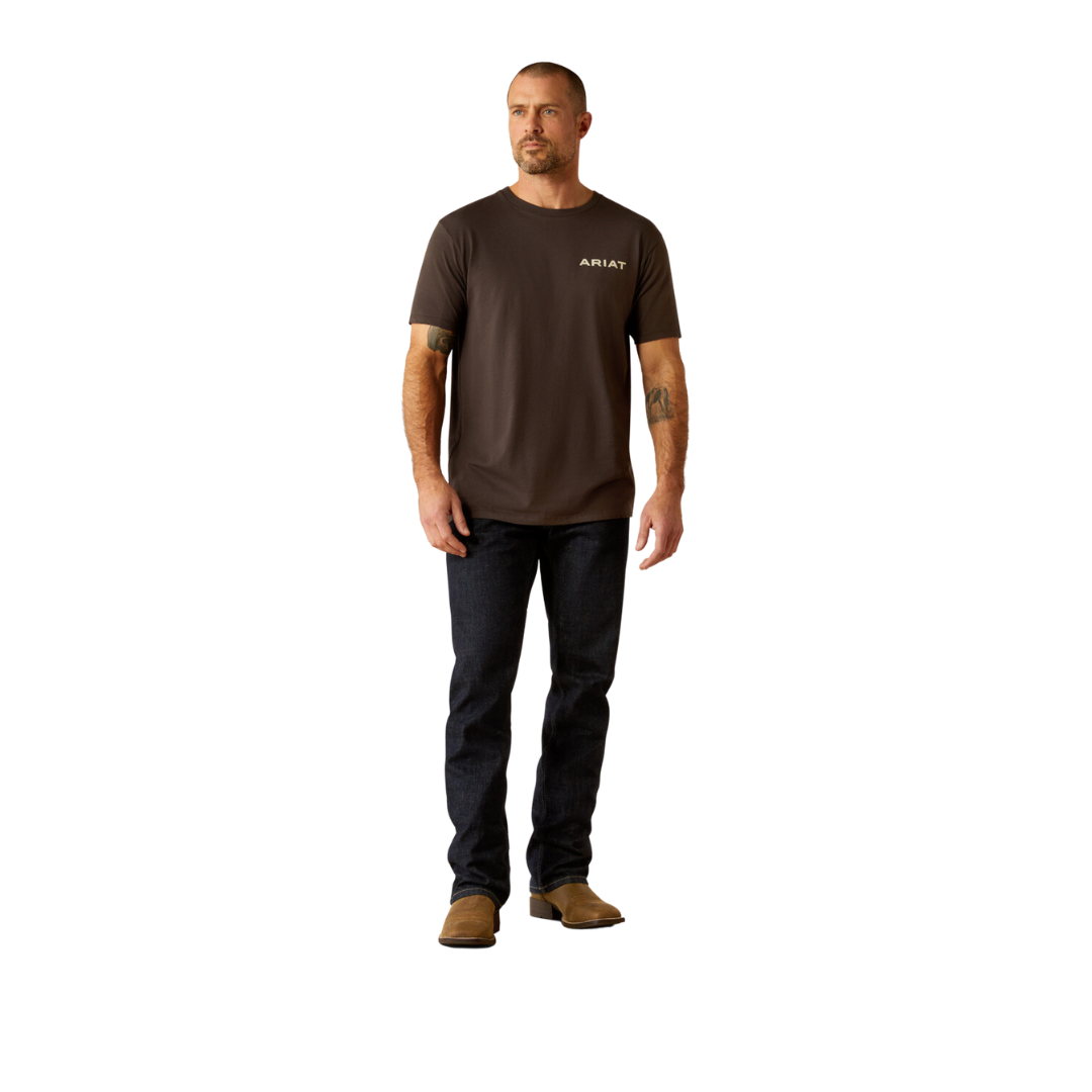 Ariat Men's Ambush Camo Vintage Black Shirt