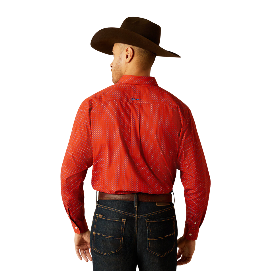 Ariat Men's Lucian Orange Shirt