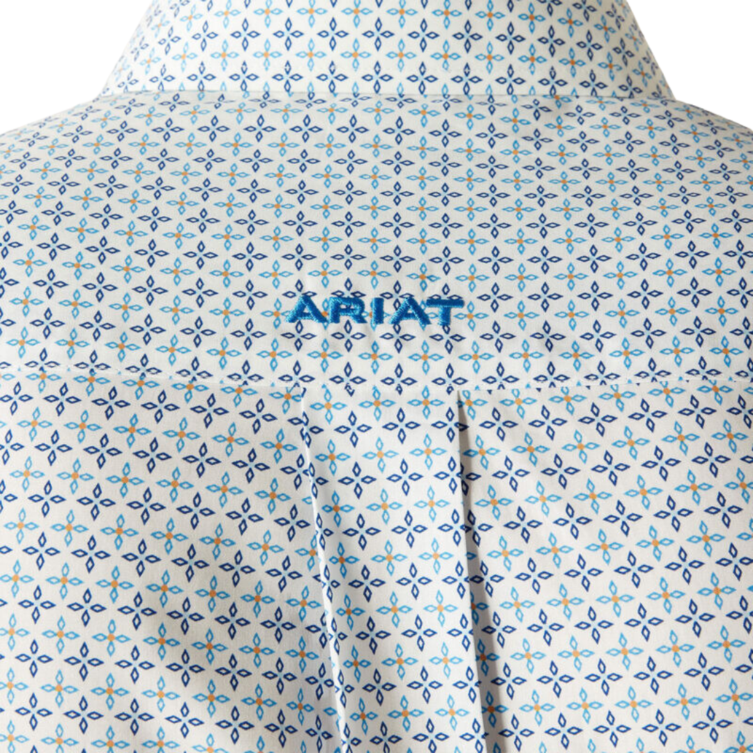 Ariat Men's Wrinkle Free Baker Blue Shirt