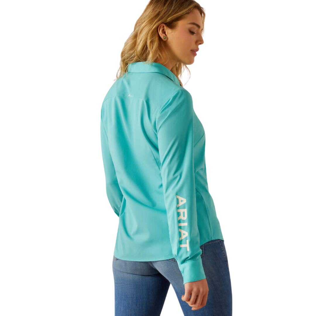 Ariat Women's Kirby Pro Team Blue Turquoise Shirt