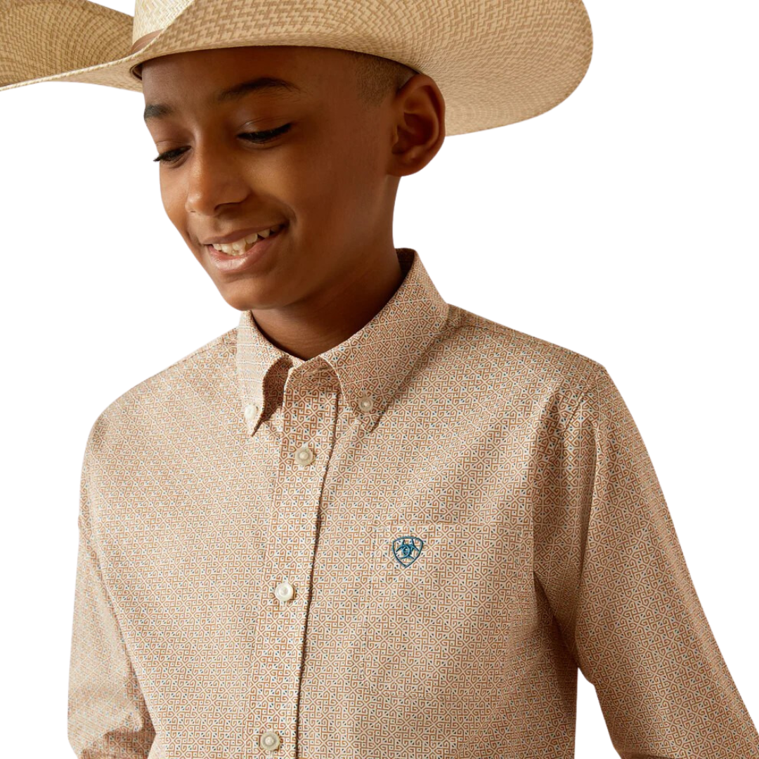 Ariat Youth Boy's Johnny Classic Fit Shirt