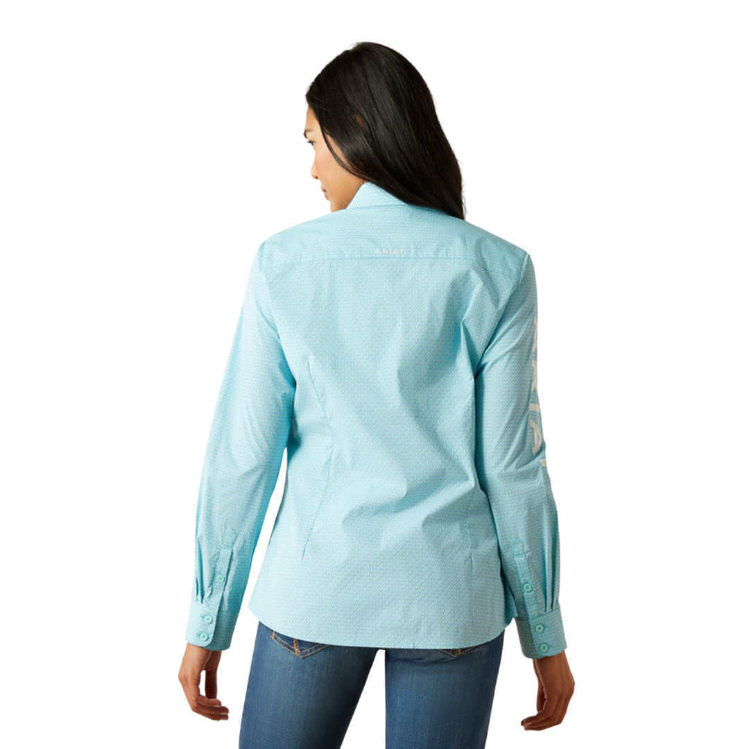 Ariat Women's Kirby Stretch Aruba Blue Shirt