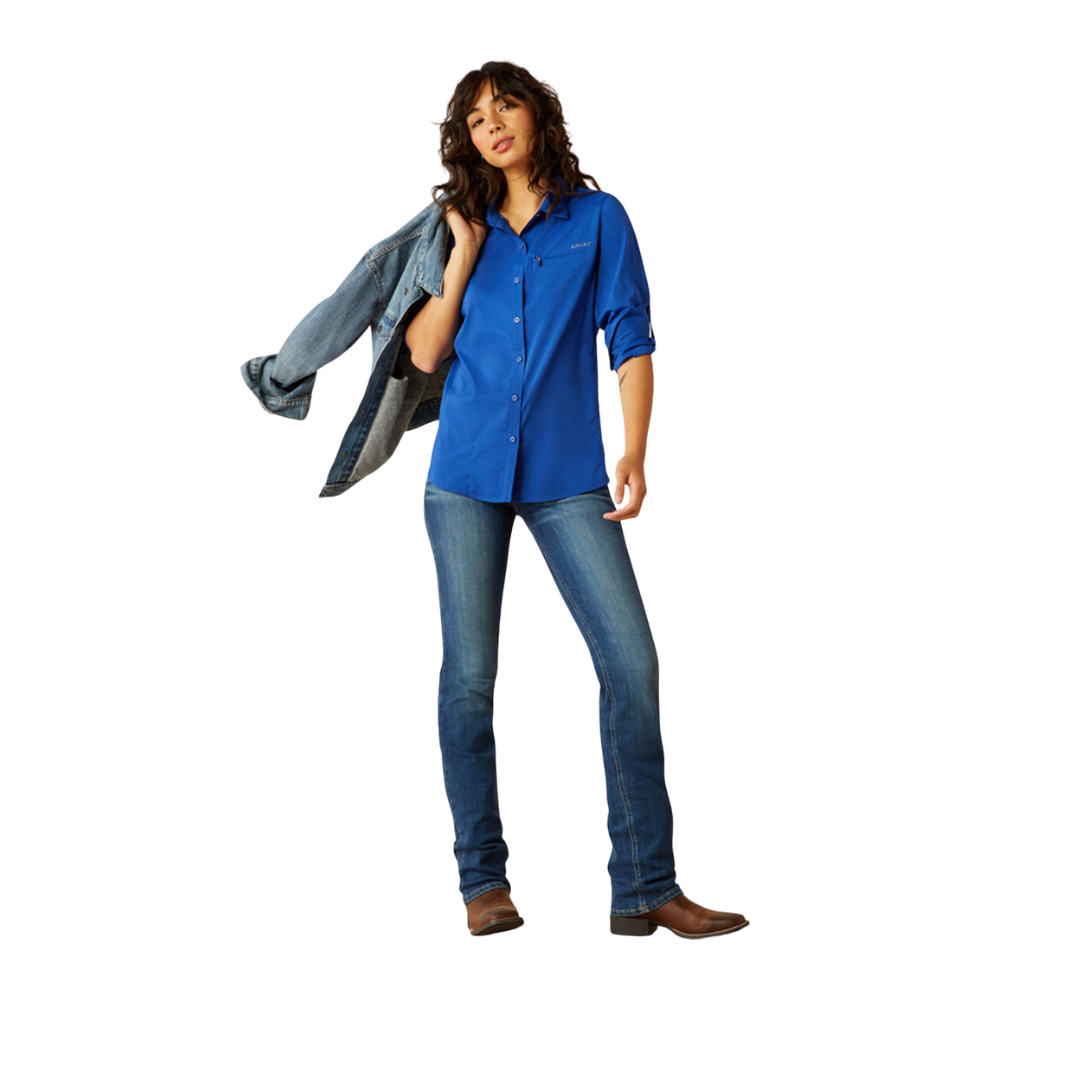 Ariat Women's Venttek Mazarine Blue Shirt