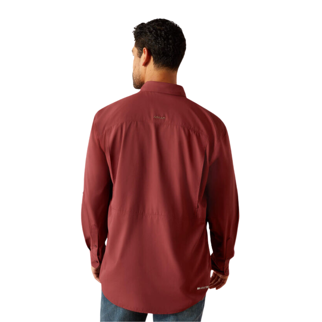 Ariat Men's Venttek Outbound Red Mahogany Shirt