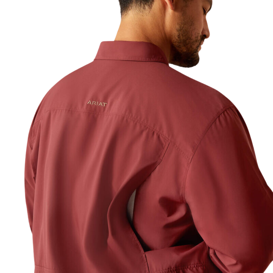 Ariat Men's Venttek Outbound Red Mahogany Shirt