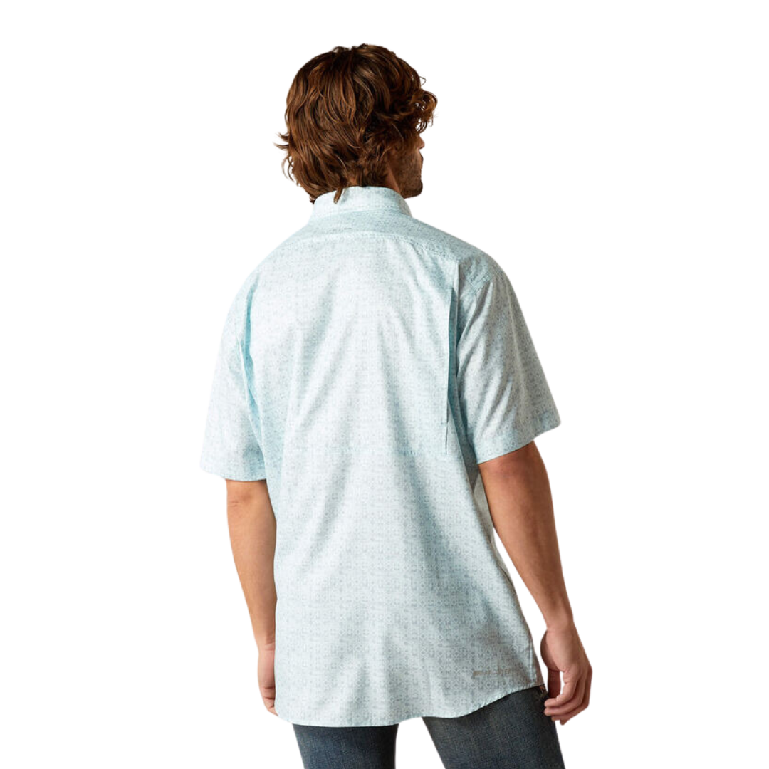 Ariat Men's Venttek Classic Fit Blue Shirt