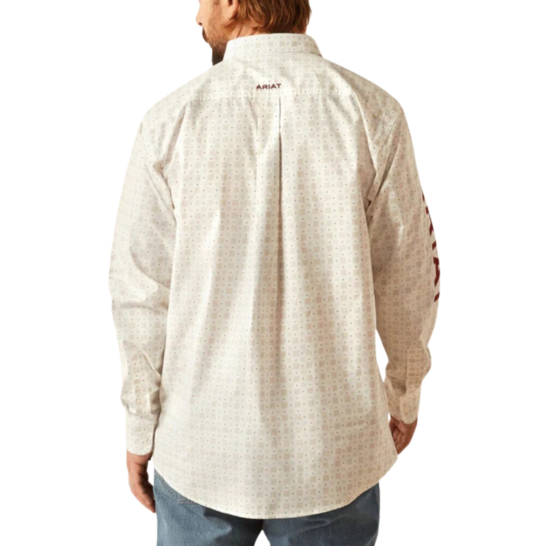 Ariat Men's Team King White Shirt