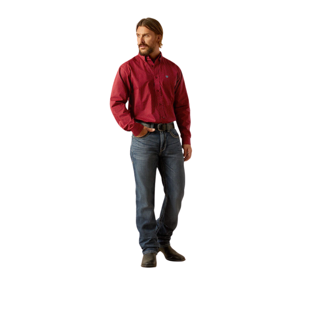 Ariat Men's Garwin Classic Fit Brick Shirt