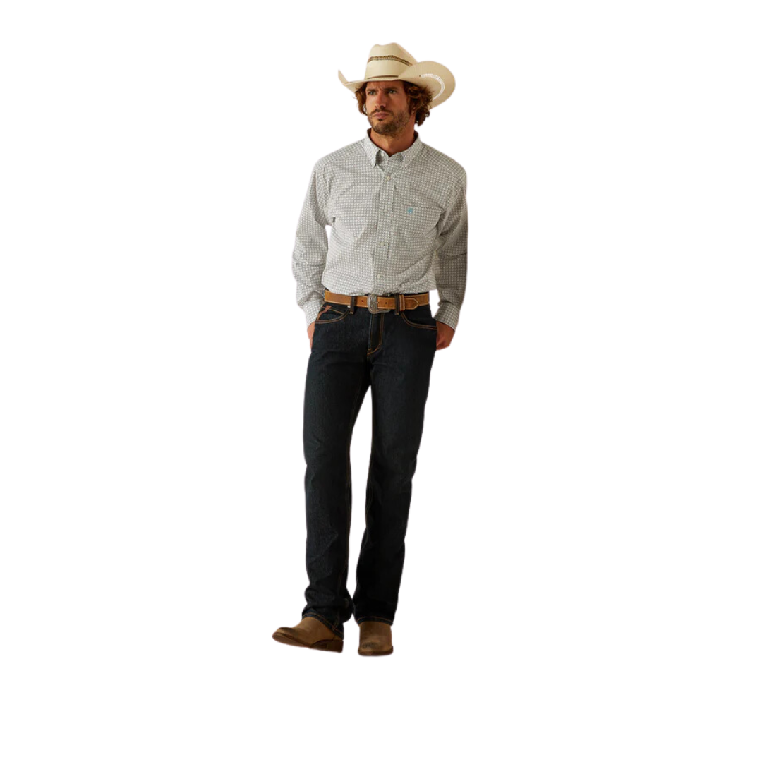 Ariat Men's Gaylor Classic Fit White Shirt