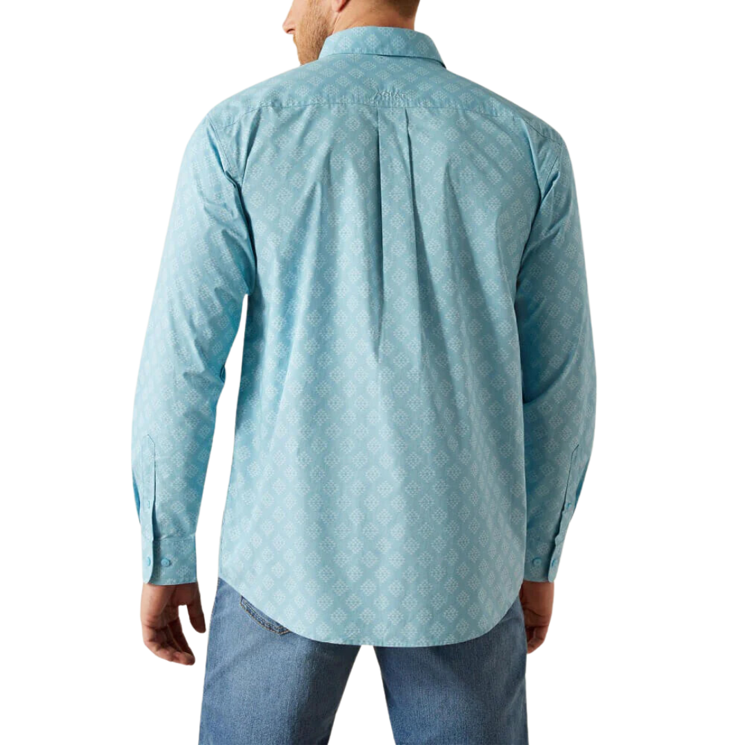 Ariat Men's Garmon Turquoise Shirt