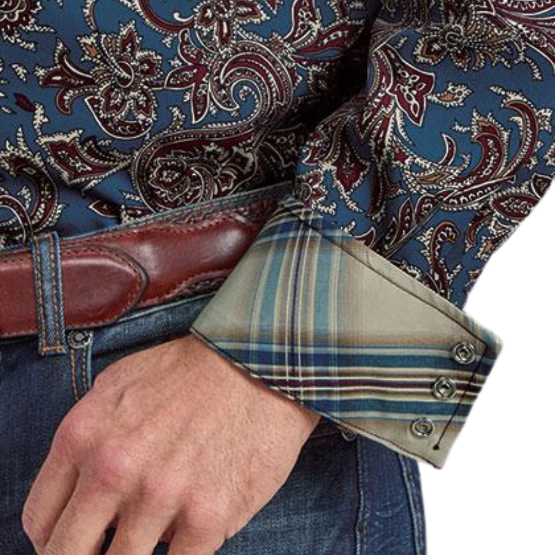 Stetson Men's Vintage Blue Paisley