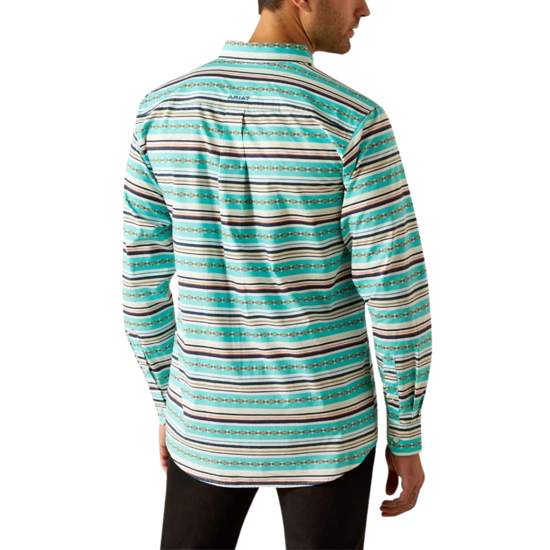 Ariat Men's Jimmie Turquoise Shirt
