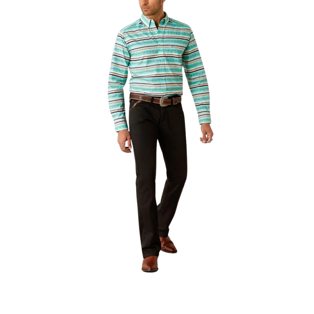 Ariat Men's Jimmie Turquoise Shirt