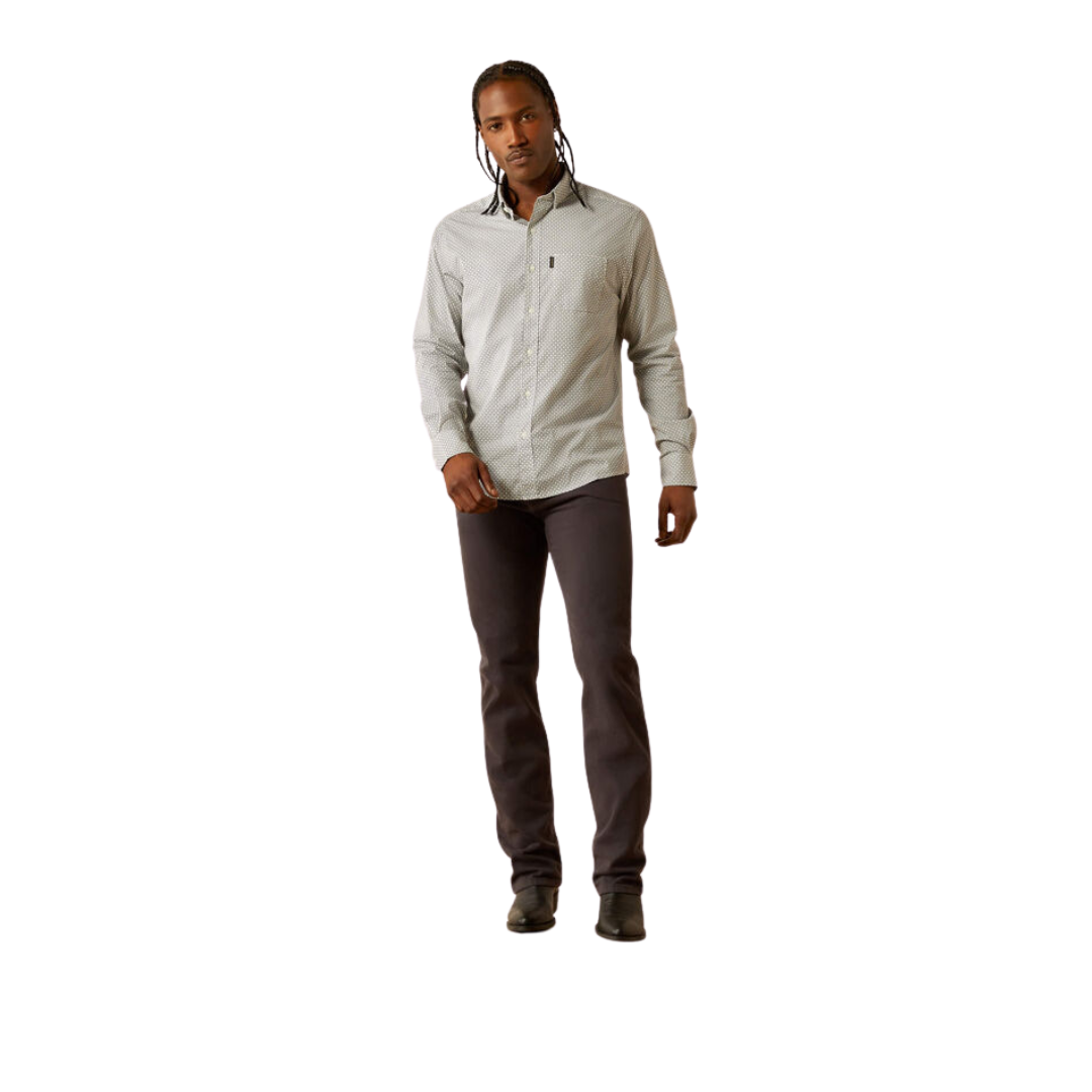 Ariat Men's Meyer Modern Fit White Shirt