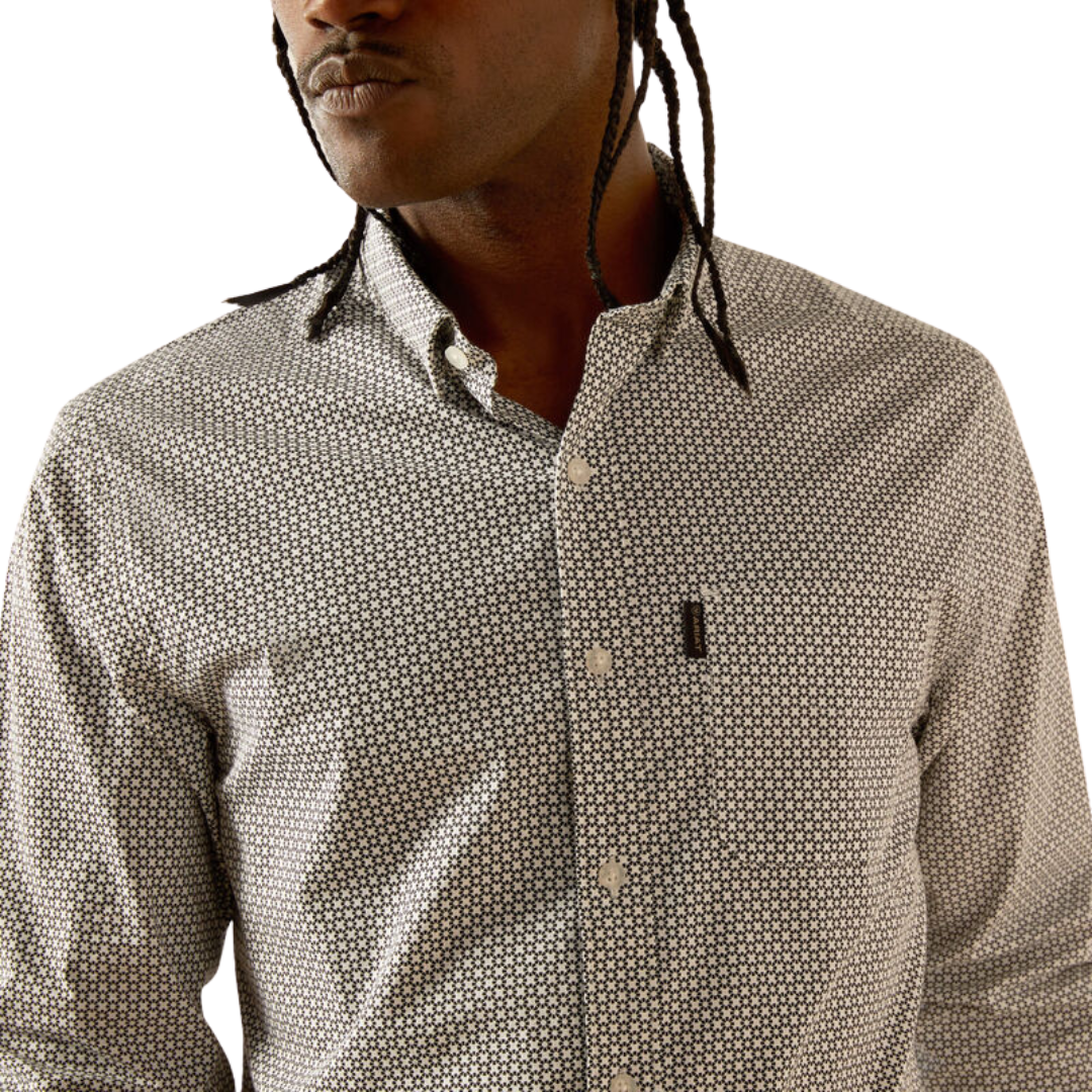 Ariat Men's Meyer Modern Fit White Shirt