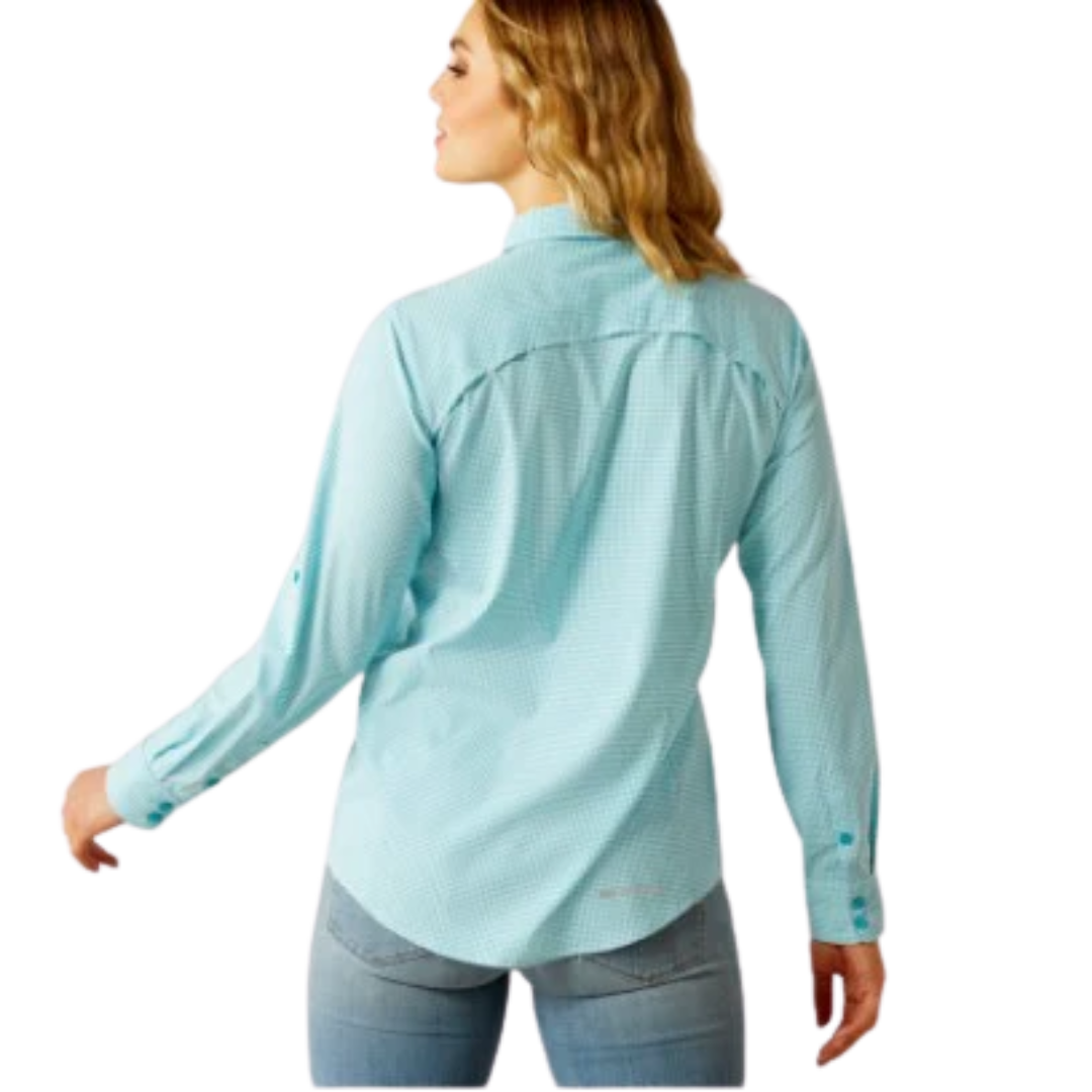 Ariat Women's Venttek Peacock Blue Shirt