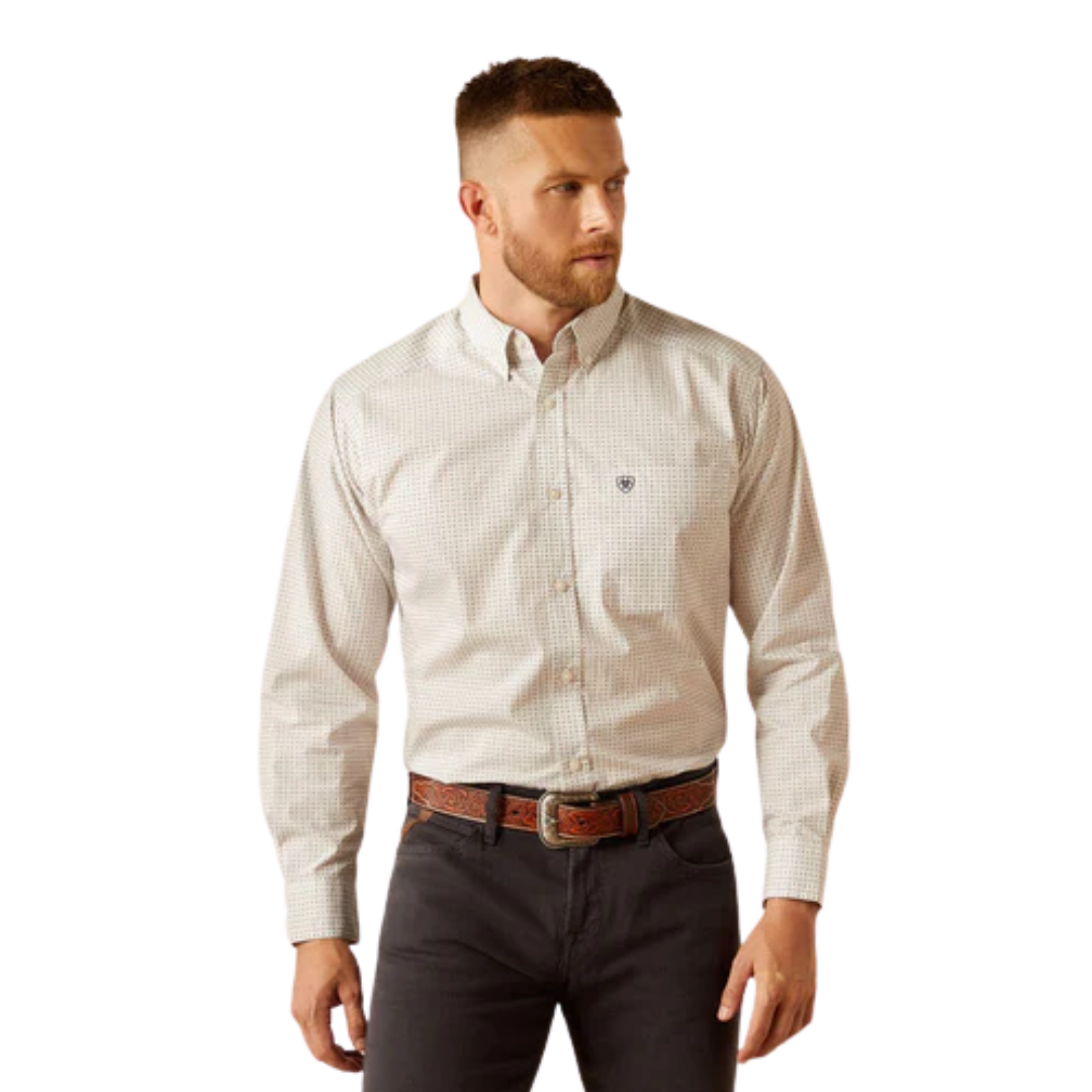 Ariat Men's Cesar Classic Fit White Shirt